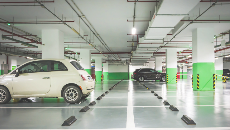 Smart car park system with license plate recognition